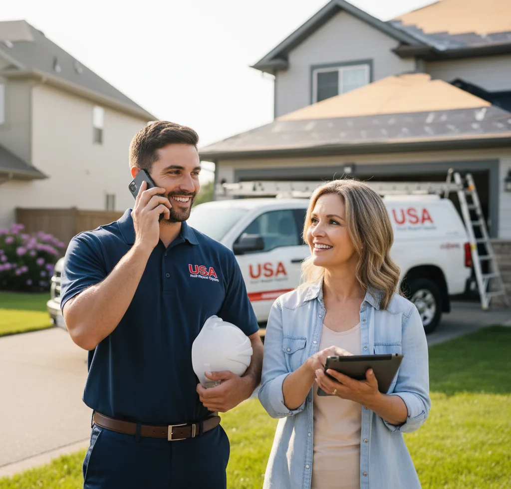 USA Roof Repair Experts customer support in Elberton